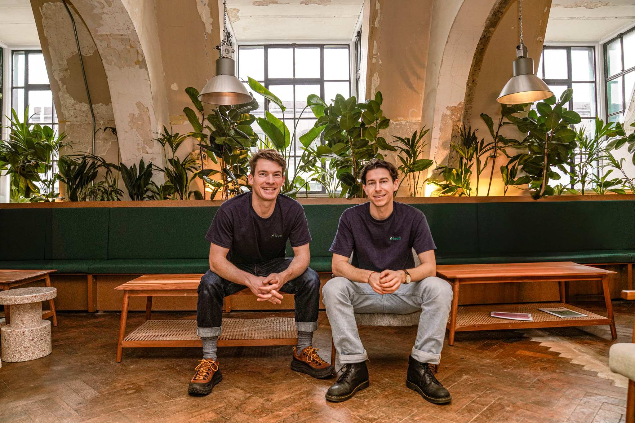 Nick and Gus, Co-Founders of Leafr